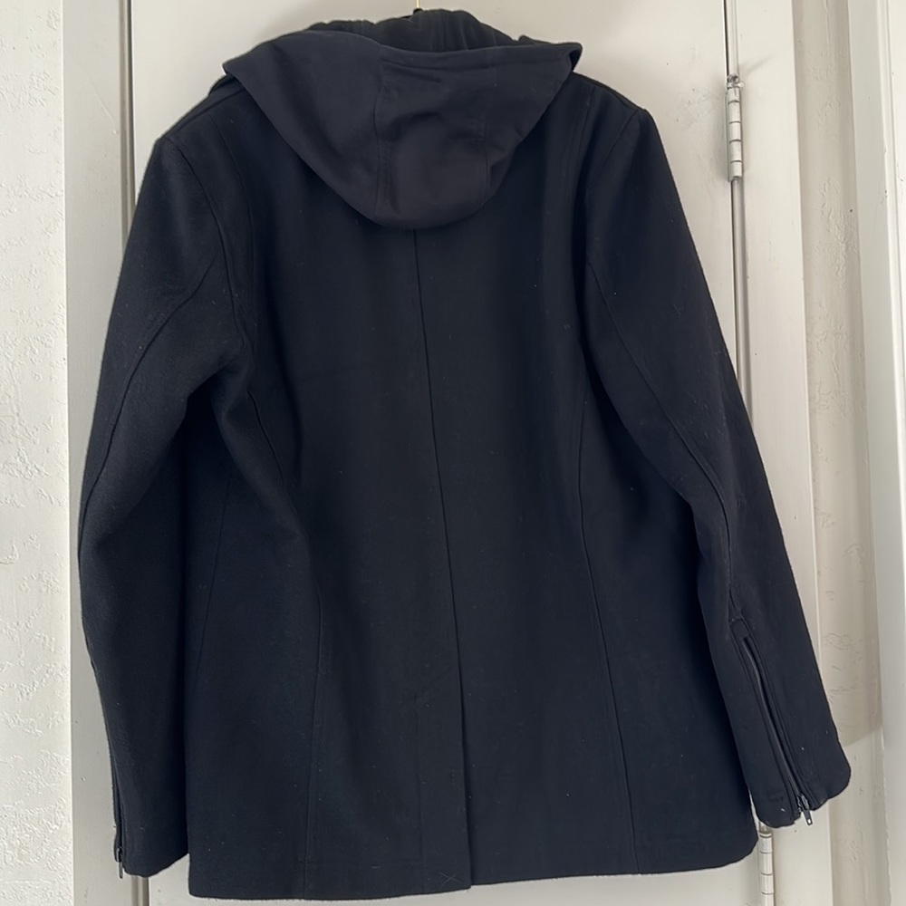 Black Rivet wool blend coat - Picture 7 of 7